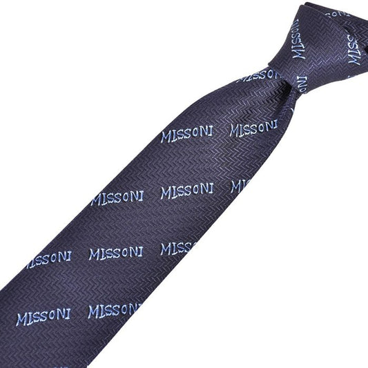 Missoni tie MISSONI U6651 0001 navy 