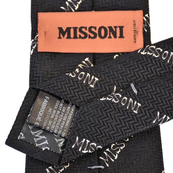 missoni ネクタイ 安い ブラック