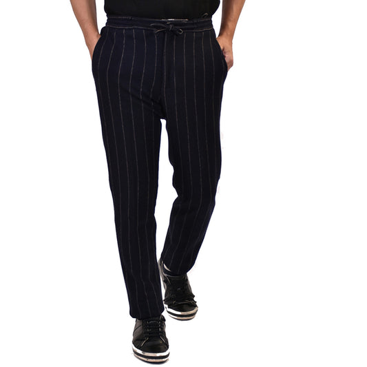 Manuel Ritz Wool Blend Easy Pants MANUEL RITZ 2532P1688M 89 Navy 