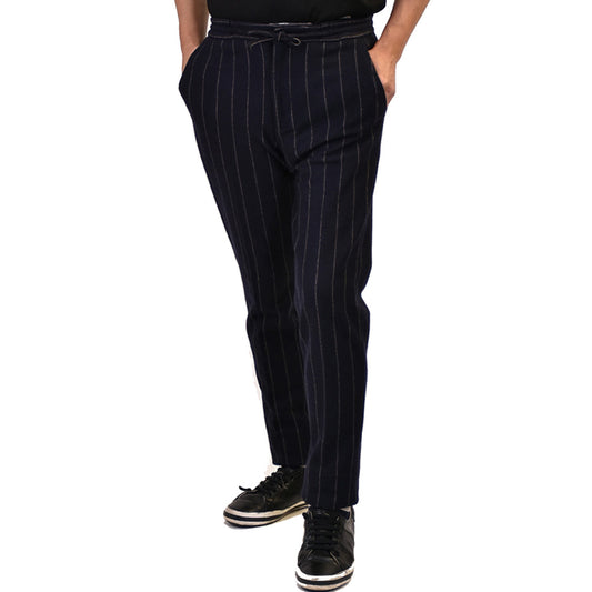 Manuel Ritz Wool Blend Easy Pants MANUEL RITZ 2532P1688M 89 Navy 