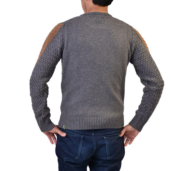 Manuel Ritz Cashmere Crew Neck Sweater MANUEL RITZ 2532M523 183852 97 Gray [SALE] 