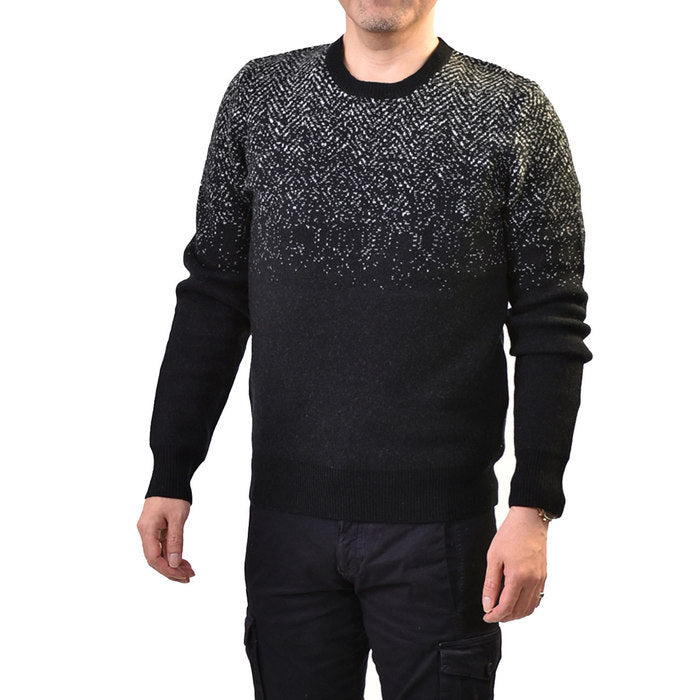 WOOLRICH Wool Crew Neck Sweater WOOLRICH WF3053 Black 