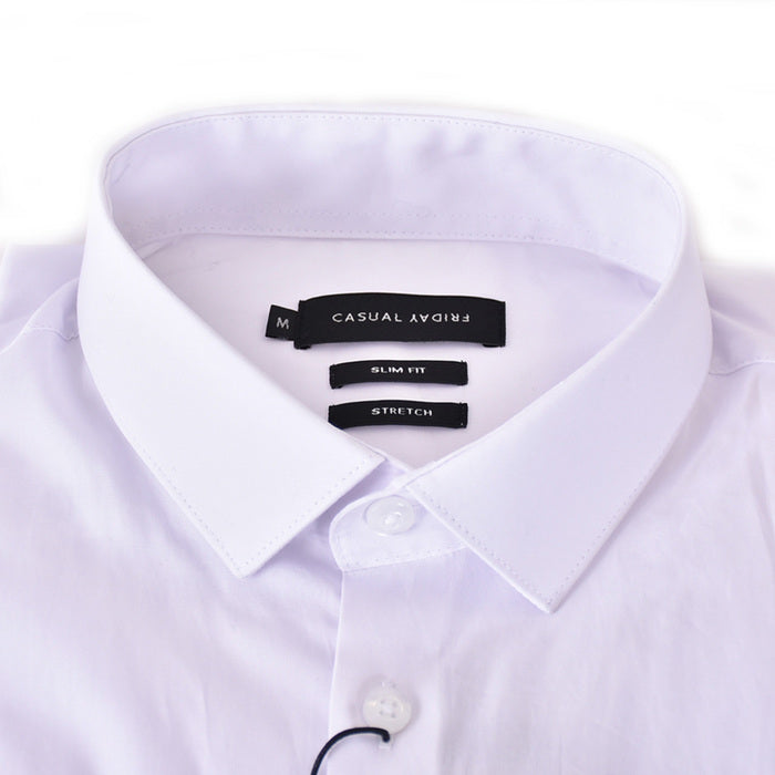 Casual Friday Stretch Shirt CASUAL FRIDAY 20500924 50105 White Men's 