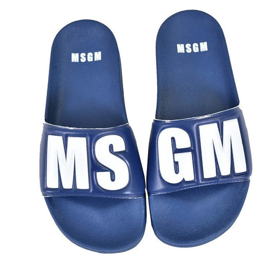 MSGM Logo Sandals MSGM 2641MDS15100 300 89 Navy 