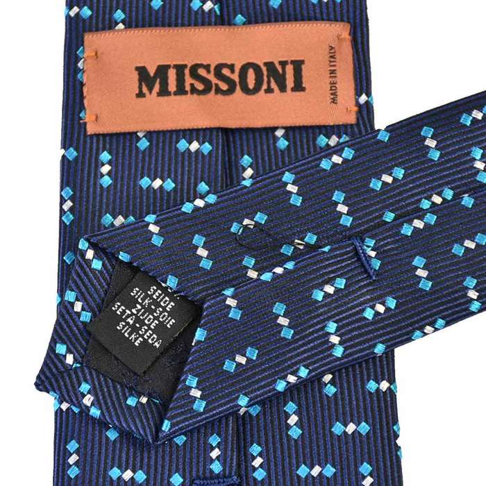 Missoni tie MISSONI U6873 0001 navy 