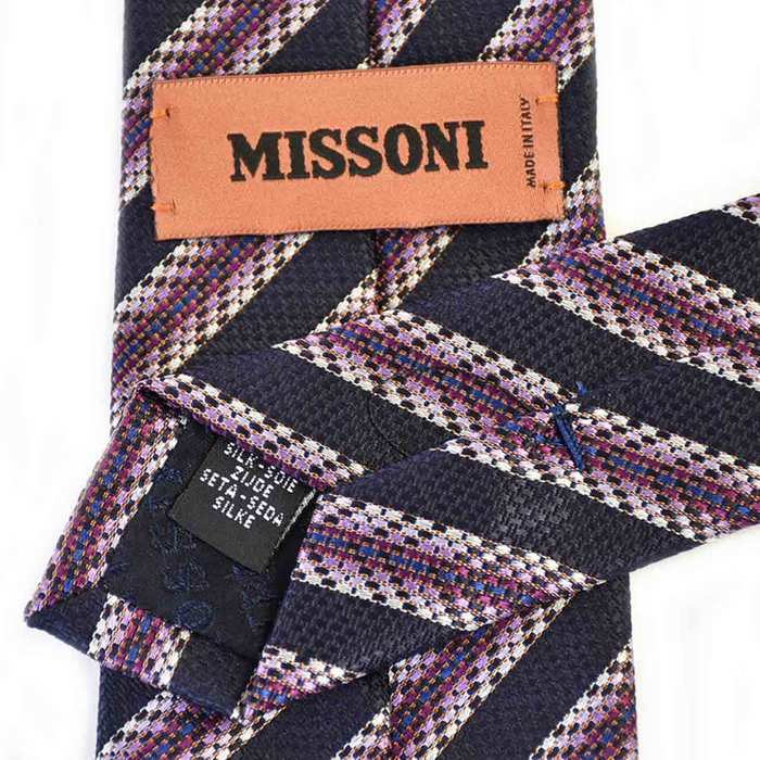 米索尼領帶 MISSONI U6874 0003 紫色