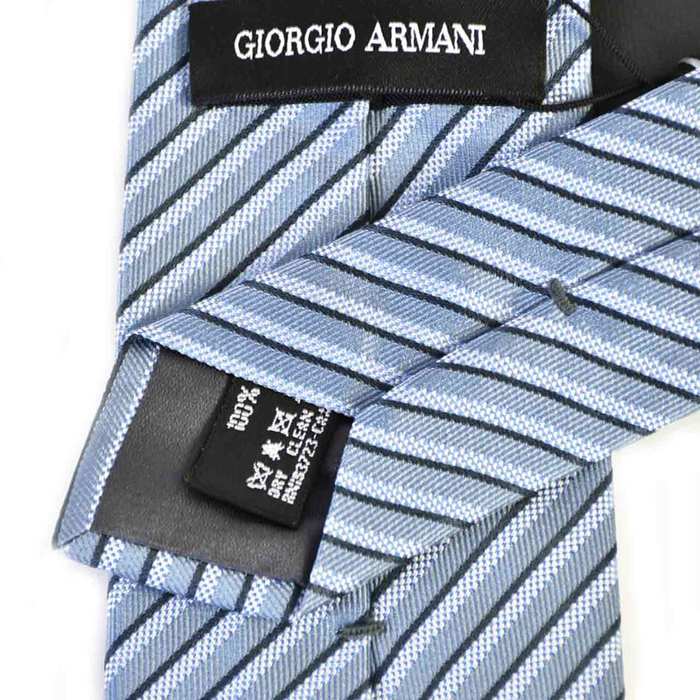 Giorgio Armani Necktie GIORGIO ARMANI 9P920 02931 Grey Men's Work Formal Business Gift Present [SALE] 