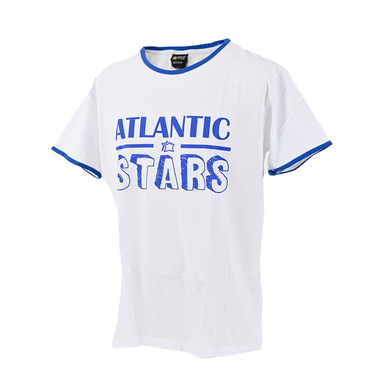 Atlantic Stars 男士圓領休閒 T 卹 ATLANTIC STARS AMS1919 白色/藍色