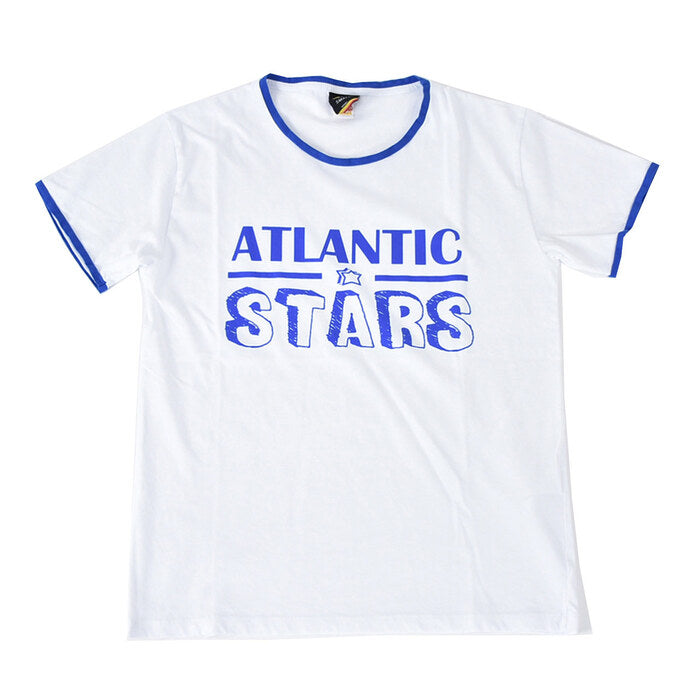 Atlantic Stars 男士圓領休閒 T 卹 ATLANTIC STARS AMS1919 白色/藍色