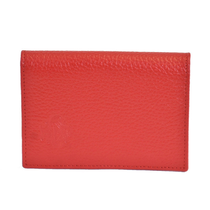 Orobianco Business Card Holder OROBIANCO FIGARO-I DOLLARO-SOFT PORPORA-03 Red 