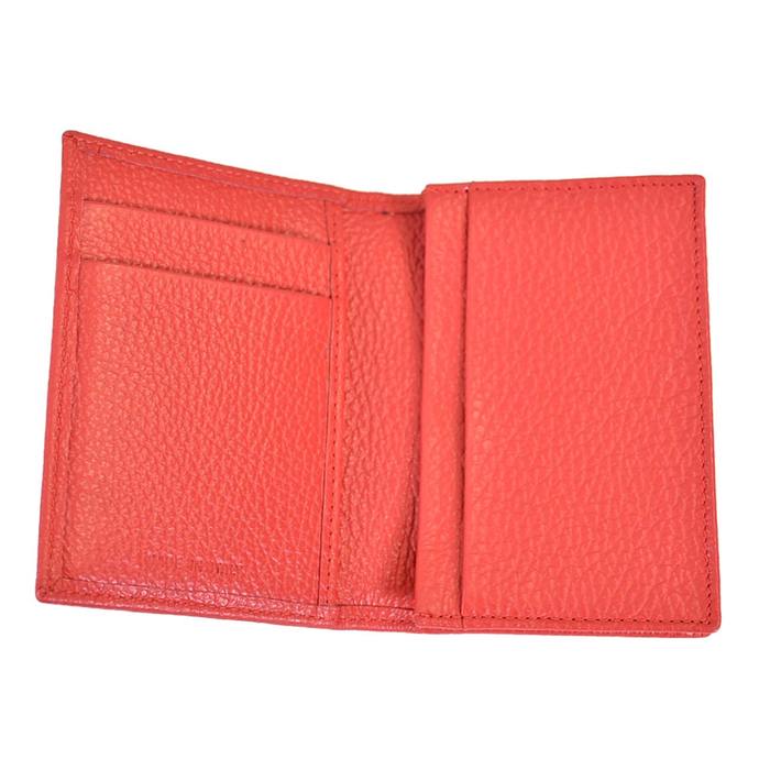 Orobianco Business Card Holder OROBIANCO FIGARO-I DOLLARO-SOFT PORPORA-03 Red 