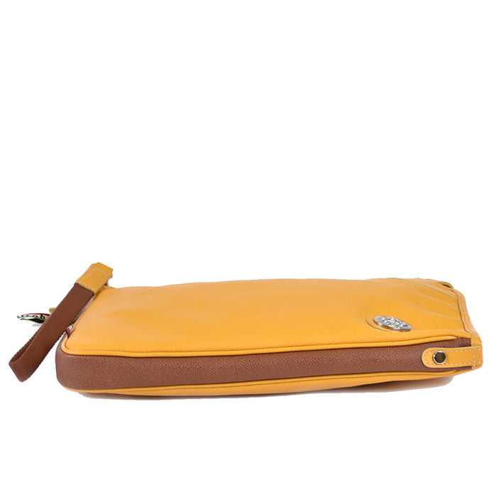 Orobianco Clutch Bag Case OROBIANCO 3C-DOKU-C DOLLARO-SOFT SENAPE [SALE] 