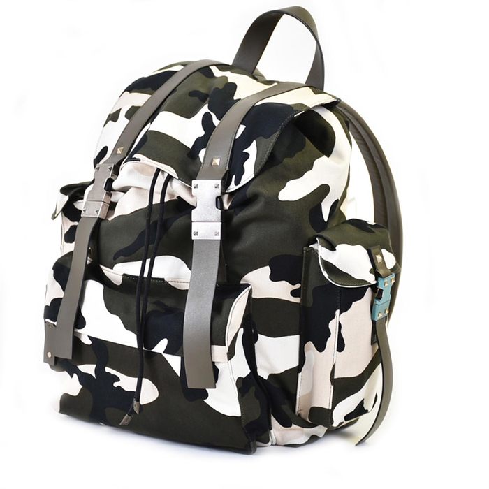 Valentino Rockstud Backpack VALENTINO MY0B0556CDM Y89 Camouflage Military 