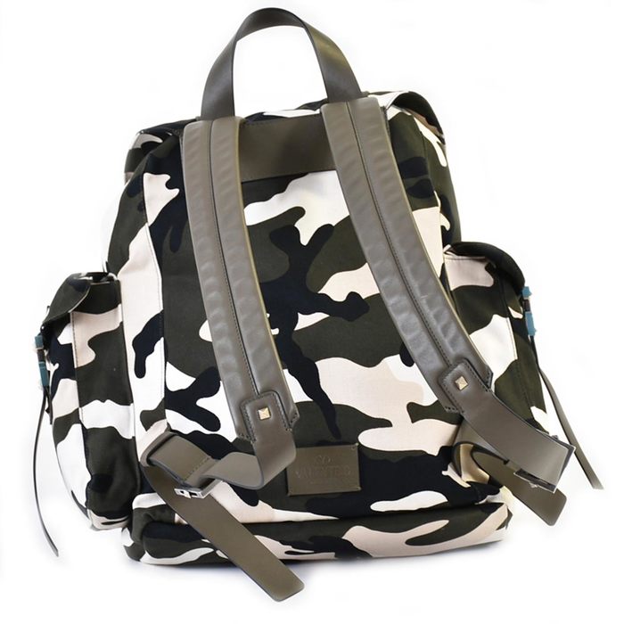 Valentino Rockstud Backpack VALENTINO MY0B0556CDM Y89 Camouflage Military 