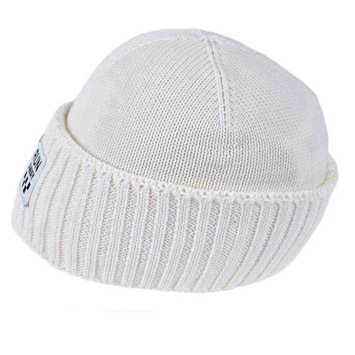 MSGM Runaway Logo Knit Cap MSGM 2740ML01 01 White Men's Women's 