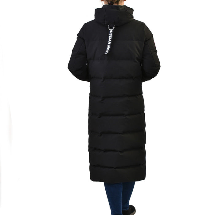 Arctic Explorer Hooded Long Down Coat ARCTIC EXPLORER MATE Black Women's 