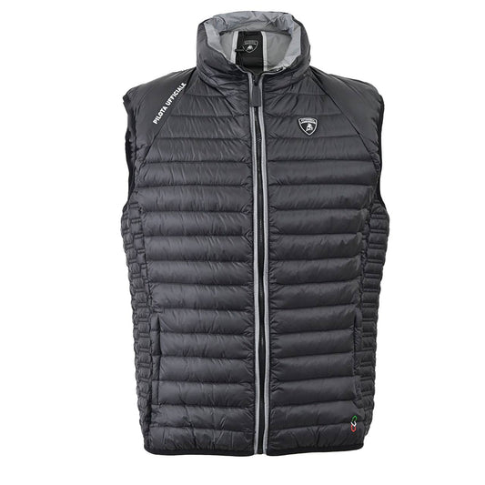 Lamborghini Light Down Vest LAMBORGHINI E5XUB9P2 899 Black Men's 