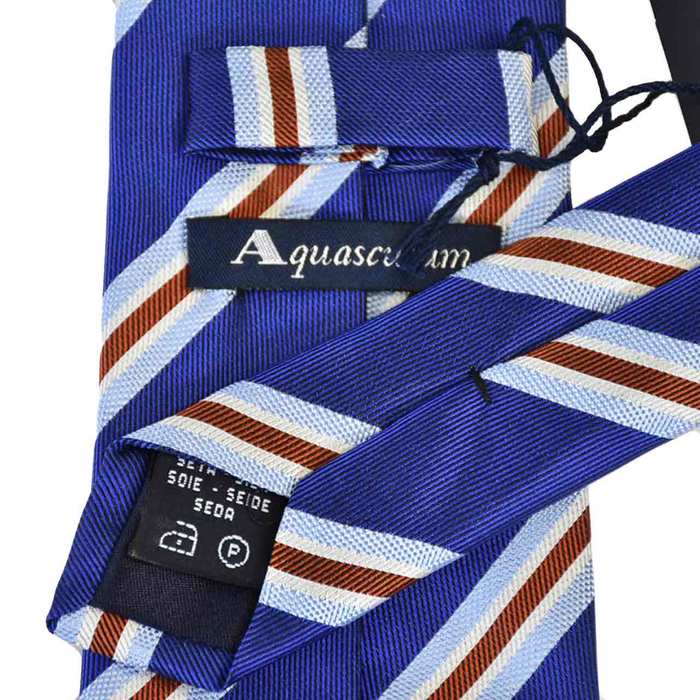 Aquascutum Necktie 8.0X146 AQUASCUTUM 302 3 Blue Men's [SALE] 