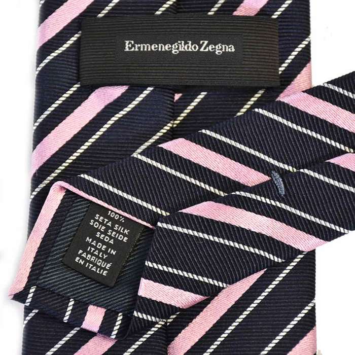 エルメネジルド ゼニア ERMENEGILDO ZEGNA ネクタイ Z7D06 1L8 D ネイビー メンズ  就職祝い 誕生日 ギフト プレゼント