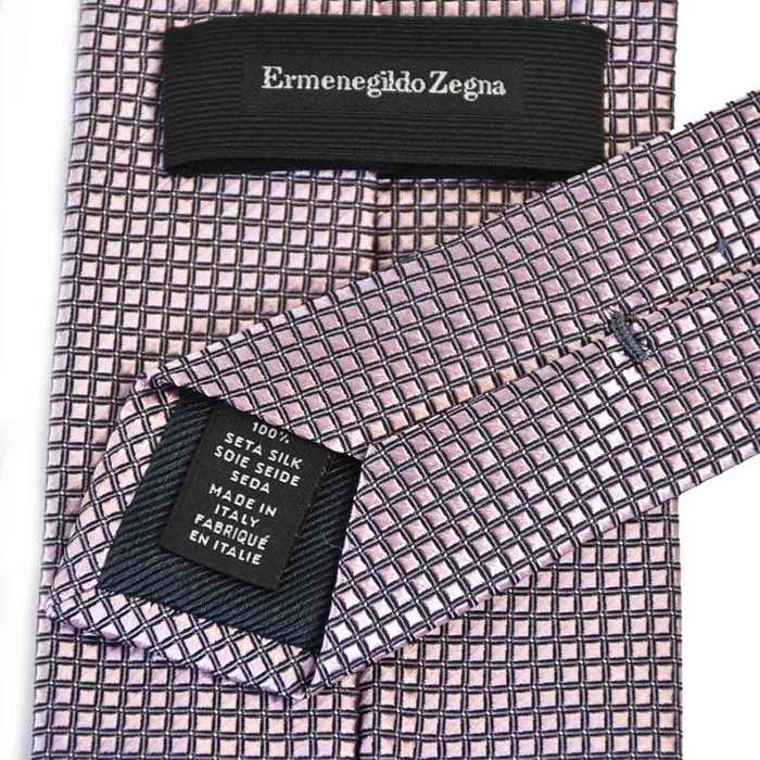 エルメネジルド ゼニア ERMENEGILDO ZEGNA ネクタイ Z7D02 1L8 F ピンク メンズ  就職祝い 誕生日 ギフト プレゼント