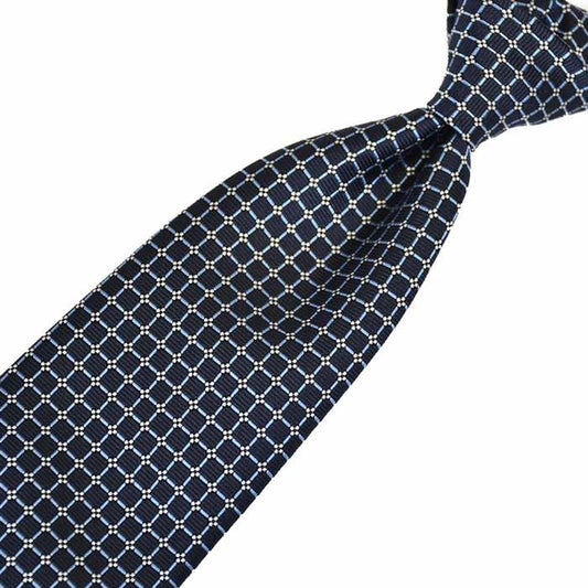 Ermenegildo Zegna Tie 8.0cm ERMENEGILDO ZEGNA Z7D03 1L8 F Navy [SALE] 