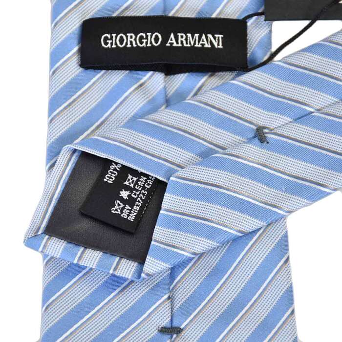 Giorgio Armani Necktie 8.0cm GIORGIO ARMANI OP914 00291 Blue 