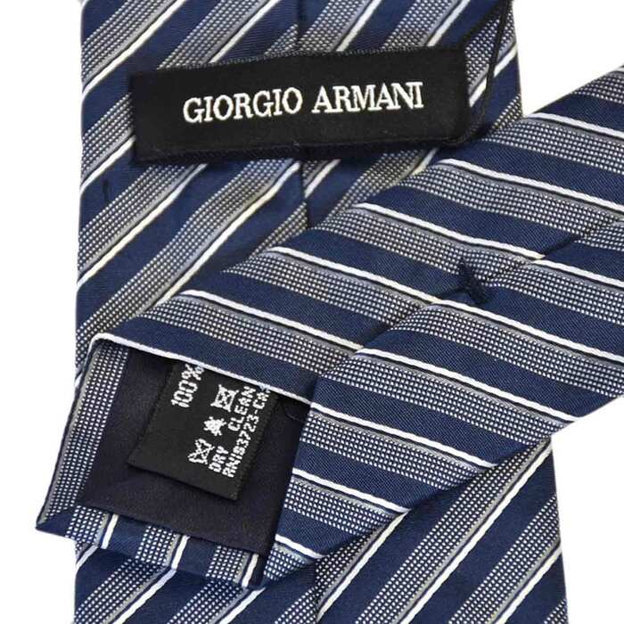 Giorgio Armani Necktie 8.0cm GIORGIO ARMANI OP914 00036 Navy 