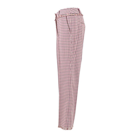 Max Mara Weekend Cotton Cropped Pants MAXMARA WEEKEND BAIARDO 51311007 5 Pink 