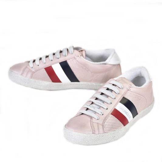 Moncler Leather Sneakers MONCLER RYEGRASS 02S8N 4M713 40 4546279 510 Pink Women's 