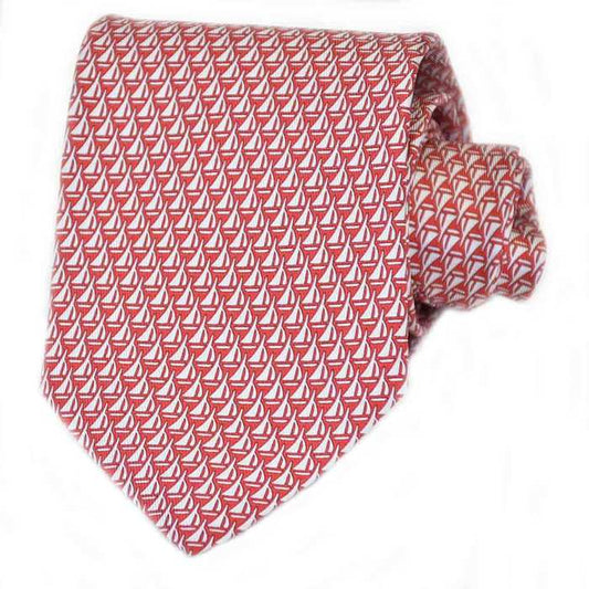 Ferragamo Tie 8cm FERRAGAMO 8757 006 Red Men's Business Formal [SALE] 