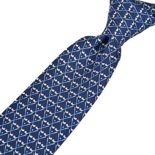 Ferragamo Tie 8cm FERRAGAMO 8809 002 Navy Men's Business Formal [SALE] 