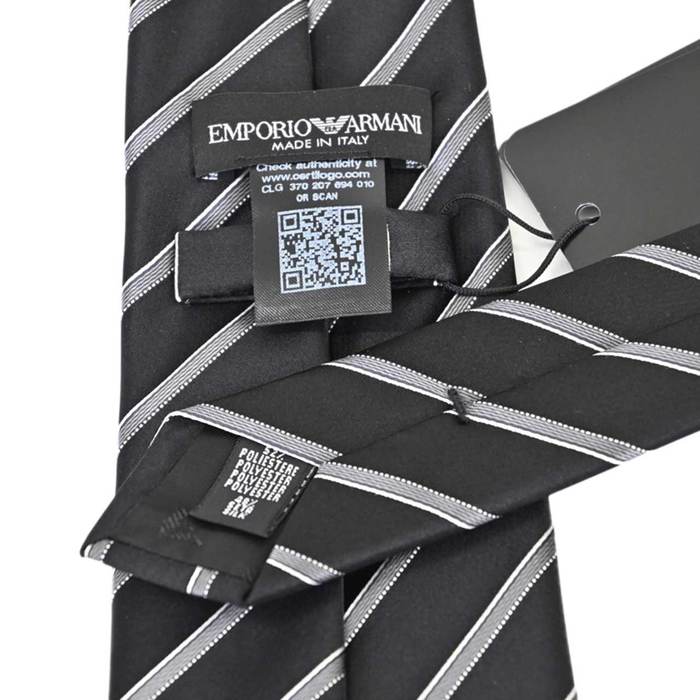 Emporio Armani Necktie EMPORIO ARMANI OA631 00020 Black Fall/Winter 2020 