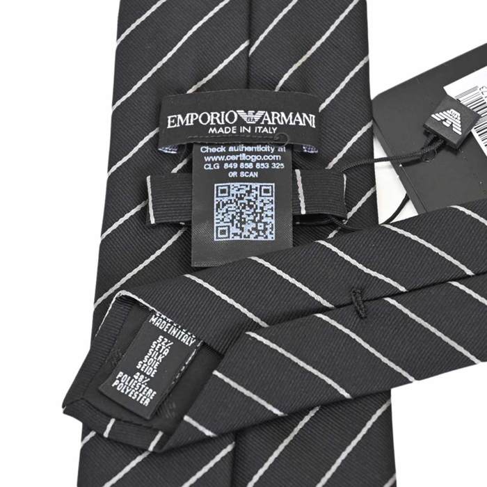 Emporio Armani Necktie EMPORIO ARMANI OA630 00321 Black Fall/Winter 2020 