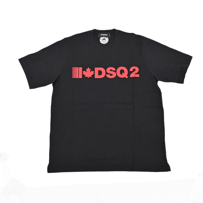 Dsquared Short Sleeve T-Shirt DSQUARED2 S74GD0568 S22427 900 Black Men's [SALE] 