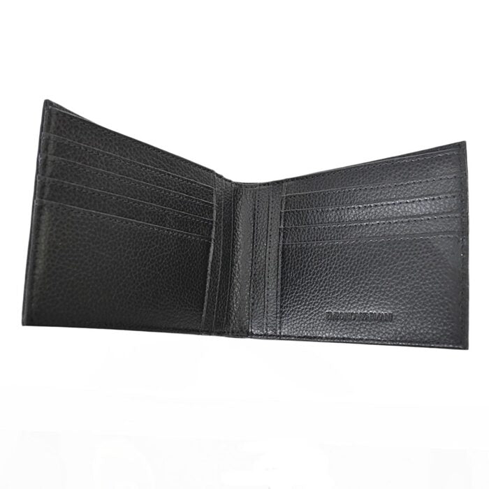 Emporio Armani Folding Wallet with Key Ring Set EMPORIO ARMANI Y4R222 YEW1E81072 Black 