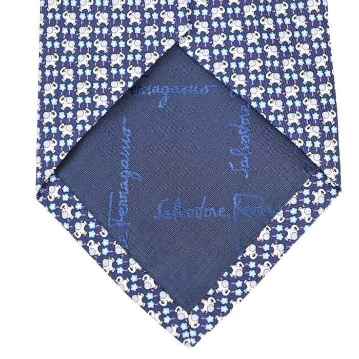 Ferragamo Necktie FERRAGAMO 350252-001 Blue Fall/Winter 2020 [SALE] 