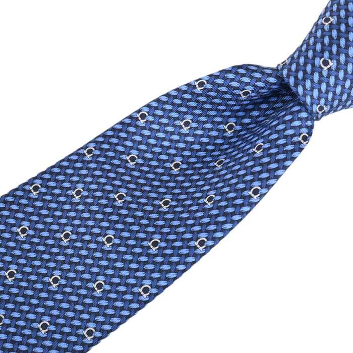 Ferragamo tie FERRAGAMO 350263-001 Blue Fall/Winter 2020 [SALE] 