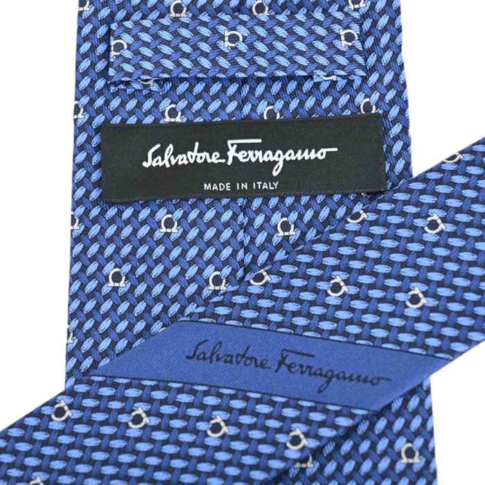 Ferragamo 領帶 FERRAGAMO 350263-001 藍色 2020 秋冬 [促銷] 