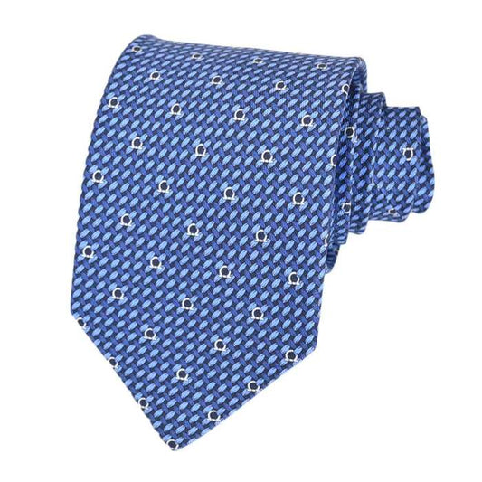 Ferragamo tie FERRAGAMO 350263-001 Blue Fall/Winter 2020 [SALE] 