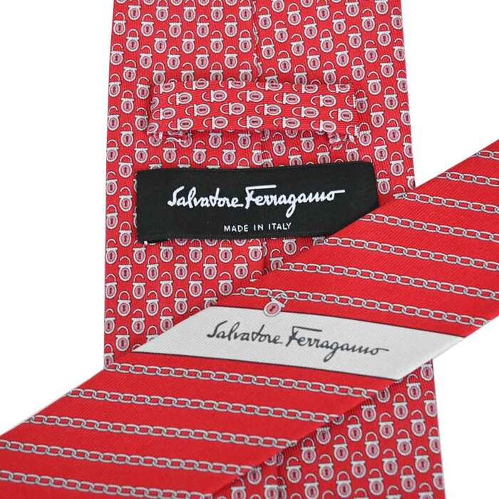 Ferragamo 領帶 FERRAGAMO 350358-004 紅色 2020 秋冬 [促銷] 