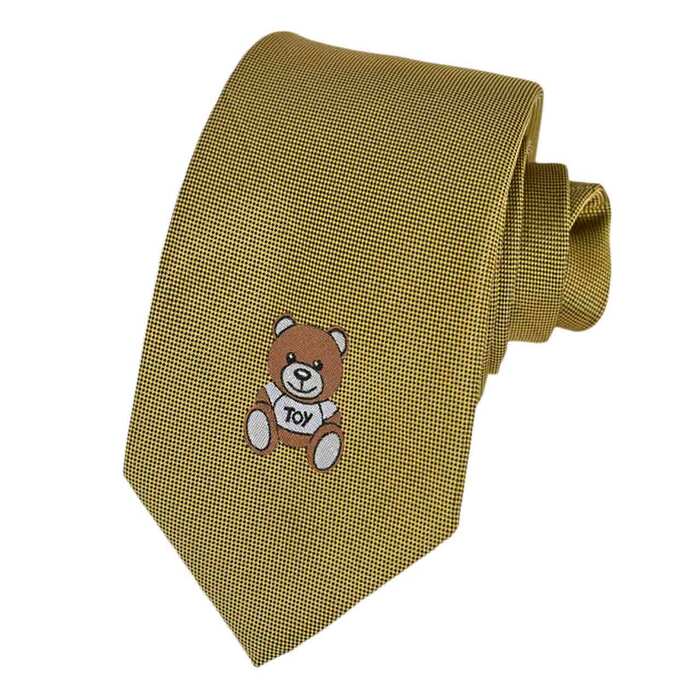 Moschino Tie 7.5cm MOSCHINO M5180 55001-9 Yellow Fall/Winter 2020 [SALE] 