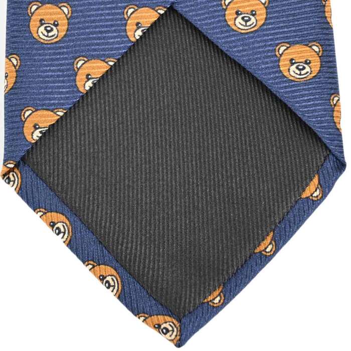 Moschino Tie 7.5cm MOSCHINO M5260 55050-4 Navy Fall/Winter 2020 [SALE] 