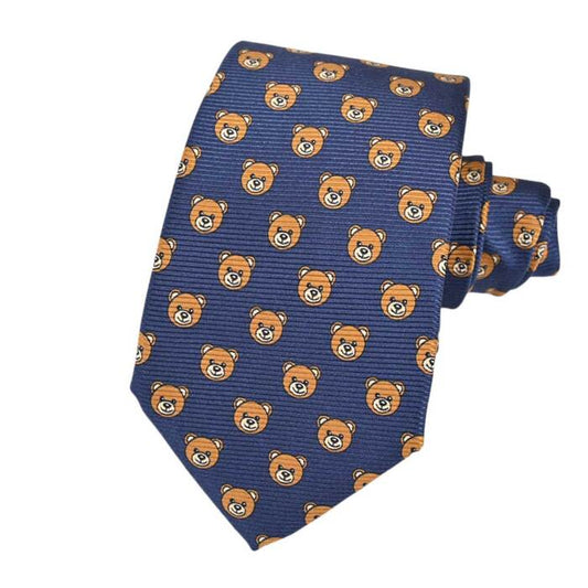 Moschino Tie 7.5cm MOSCHINO M5260 55050-4 Navy Fall/Winter 2020 [SALE] 