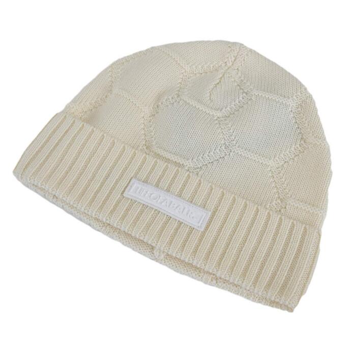 BALR. B10323 Knitted Hexagon Beanie White 