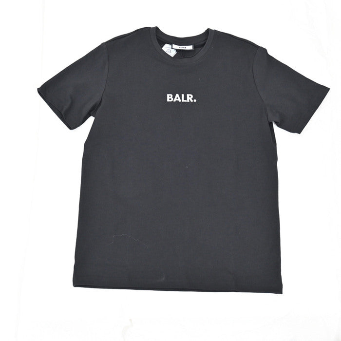 ボーラー BALR. Tシャツ 半袖 クルーネック ロゴプリント S 黒