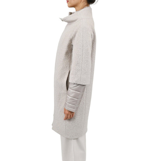 HERNO Wool Blend Coat HERNO CA0377D 33159 1985 Ivory Women's 2020-2021 Autumn/Winter 