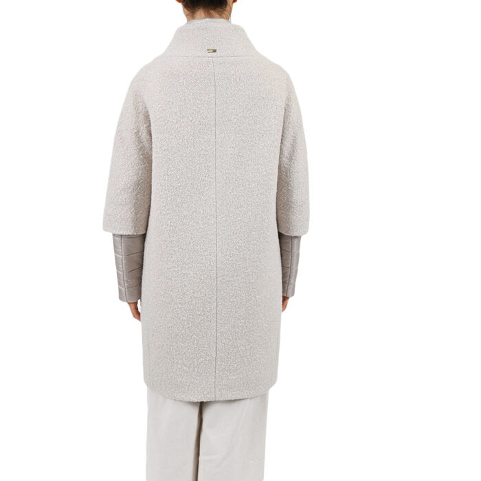 HERNO Wool Blend Coat HERNO CA0377D 33159 1985 Ivory Women's 2020-2021 Autumn/Winter 