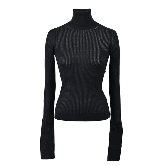 Dsquared turtleneck sweater DSQUARED2 S72HA1014 S17542 900 black women's 