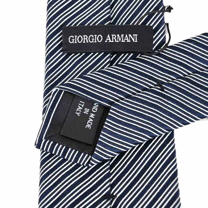 喬治·阿瑪尼領帶 GIORGIO ARMANI 1P912 00020 海軍藍