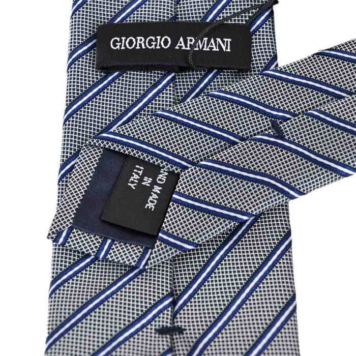 喬治阿瑪尼領帶 GIORGIO ARMANI 1P913 47635 藍色